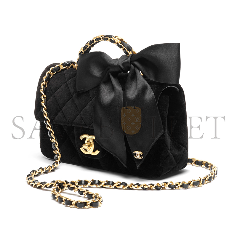 CHANEL MINI FLAP BAG WITH TOP HANDLE AS5875 (20*13*6cm)